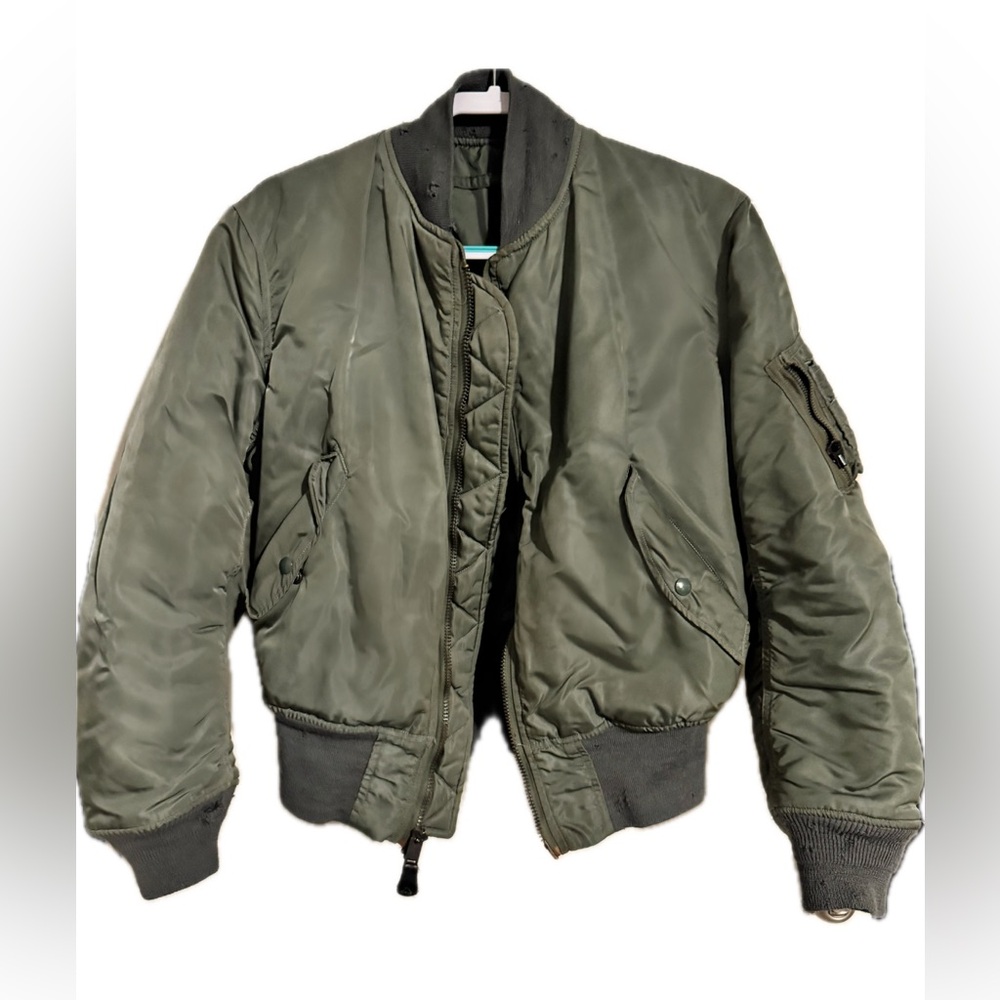 Vintage 1980s Air Force Flight Jacket.